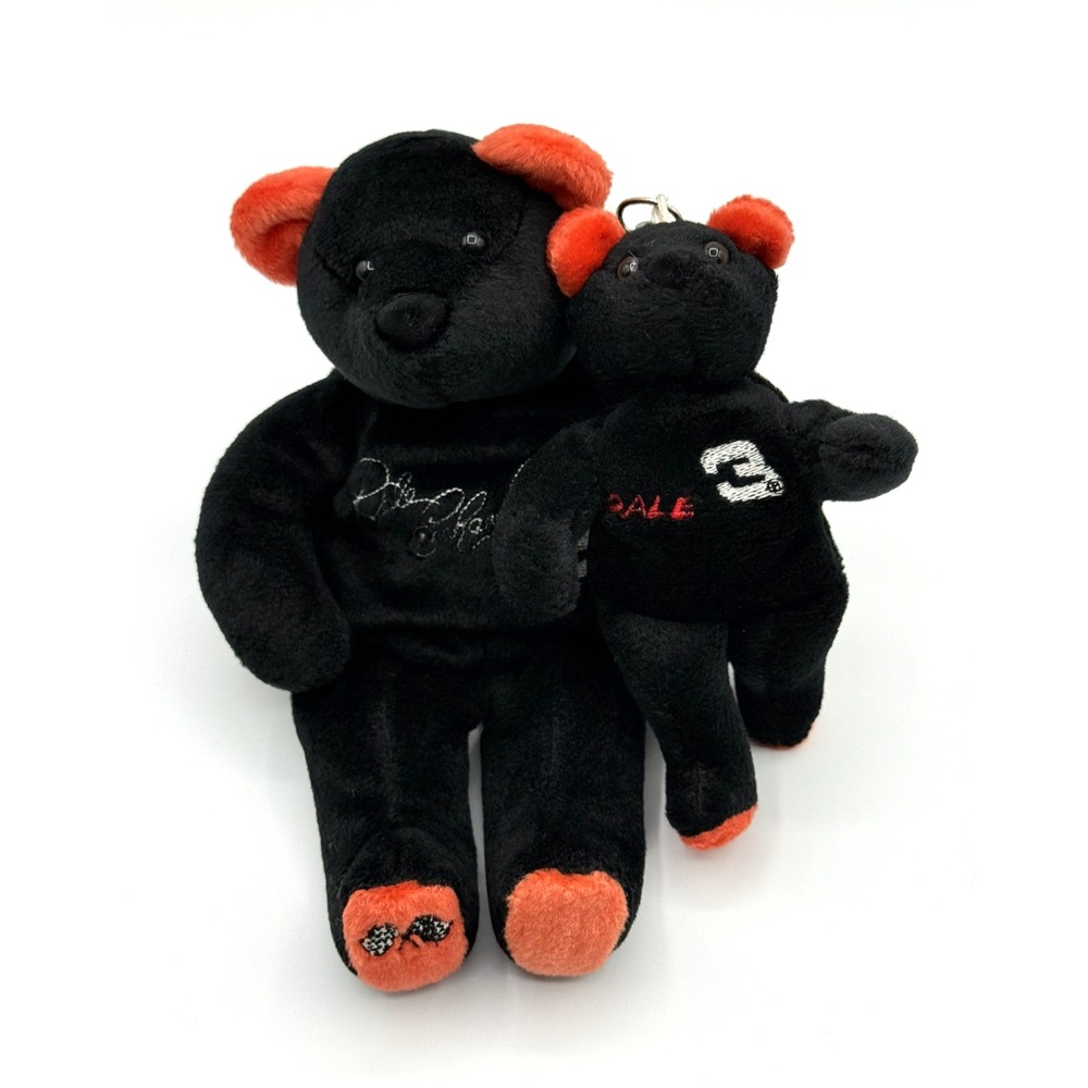 Dale Earnhardt Salvino's Racing #3 NASCAR Beanie Bear w/keychain Bear NWT